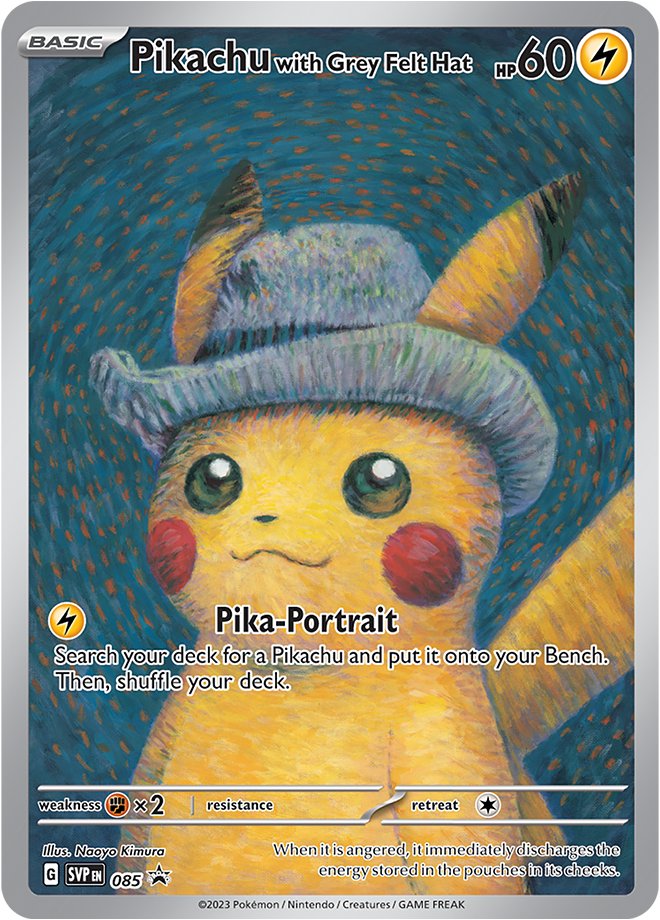 Pikachu with Grey Felt Hat [SVP EN 085] - みんなのポケカ相場 GR